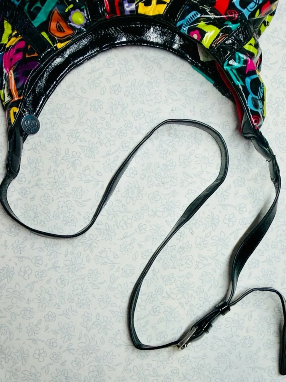 Vera Bradley A-Z Vinyl Hobo Shoulder Bag From A to Z Alphabet